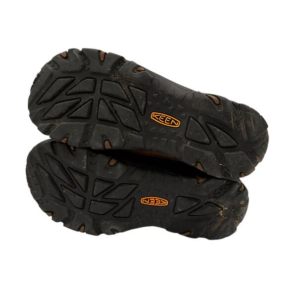 Keen Women's Brown Leather Bailey High Fur Lace Up Boots Size 10 - Picture 7 of 9